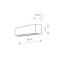 Зображення Купить Светильник Nowodvorski 7601 Straight wall Е14 1x40W IP20 Bl ИМ Light-Deco 2 