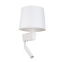 Зображення Бра з абажуром Nowodvorski 8216 Chillin IP20 Wh колір білий ИМ Light-Deco 2 