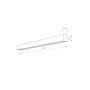 Зображення Купить Светильник Nowodvorski 7560 Straight wall led T8LED 1x22W 3000K 3200Lm IP20 Gr ИМ Light-Deco 1 