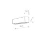 Зображення Купить Светильник Nowodvorski 6345 Straight wall led E14 1x40W IP20 Wh ИМ Light-Deco 3 