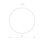 Зображення Купить Светильник Nowodvorski 7638 Ring LED 1x9W 3000K 520Lm IP20 Wh ИМ Light-Deco 1 