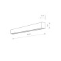 Зображення Купить Светильник Nowodvorski 7561 Straight wall led T8LED 1x16W 3000K 2300Lm IP20 Gr ИМ Light-Deco 1 
