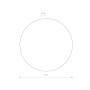 Зображення Настінний світильник бра Nowodvorski 7640 Ring LED 1x12W 3000K 640Lm IP20 Wh колір білий ИМ Light-Deco 1 