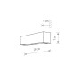 Зображення Купить Светильник Nowodvorski 6350 Straight wall led E14 1x40W IP20 Gr ИМ Light-Deco 3 