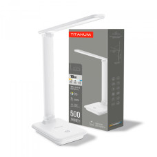 Настільна лампа світлодіодна LED TITANUM TLTF-009W 10W 3000-6500K біла