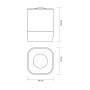 Изображение LED світильник акумуляторний TITANUM TLTF-016CW ИМ Light-Deco 2 