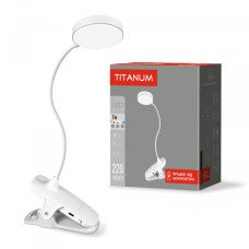 Настільна лампа з акумулятором світлодіодна LED TITANUM TLTF-013W 7W 3000-6000K біла