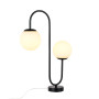 Зображення Настільна лампа, світильник настільний Levistella 7841027-2 BK+WH чорна, плафон білий ИМ Light-Deco 1 