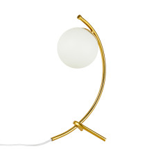 Настільна лампа, світильник настільний Levistella 7841026-1 GAB+WH бронза, плафон білий 