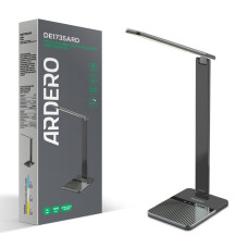 Світильник настільний світлодіодний (настільна LED лампа) Ardero DE1735ARD 16W 1000 Lm сірий