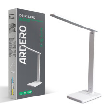 Світильник настільний світлодіодний (настільна LED лампа) Ardero DE1735ARD 16W 1000 Lm білий
