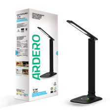 Настільна лампа світлодіодна Ardero DE1729ARD 9 W чорна