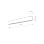 Зображення Купить Светильник Nowodvorski 7564 Straight wall led T8LED 1x16W 3000K 2300Lm IP20 Gr ИМ Light-Deco 1 