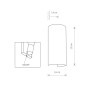Изображение Бра Nowodvorski 8043 Velero E27 1x40W IP20 Gr ИМ Light-Deco 2 