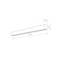 Зображення Купить Светильник Nowodvorski 7563 Straight wall led T8LED 1x22W 3000K 3200Lm IP20 Gr ИМ Light-Deco 1 