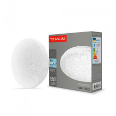 Світильник світлодіодний настінно-стельовий LED TITANUM 18W 5000K Кільця білий
