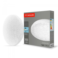 Світильник світлодіодний настінно-стельовий LED TITANUM 32W 5000K Кільця білий