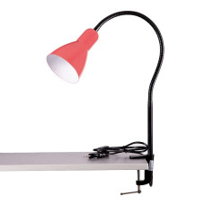 Настільна лампа на струбцині Light House TY-16032 PK D110*L680 рожева