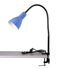 Настільна лампа на струбцині Light House TY-16032 BL D110*L680 блакитна