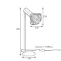 Зображення Настільна лампа лофт MSK Electric Diadem NL 22153 BK+BN ИМ Light-Deco 1 