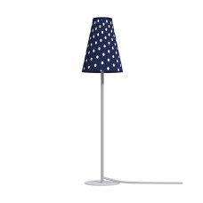 Настільна лампа з абажуром Nowodvorski 8076 Trifle G9 1x10W IP20 Wh абажур синій