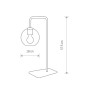 Зображення Купить Настольная лампа Nowodvorski 9308 Monaco E27 1x60W IP20 Bl ИМ Light-Deco 1 