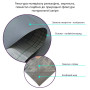 Зображення Самоклеющая экокожа в рулоне 1.37*3m*0.5mm DEEP GREY (D) SW-00001340 ИМ Light-Deco 2 