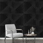 Изображение Панель стеновая 3D 500х500х5мм Бамбук Чёрный SW-00002881 ИМ Light-Deco 4 