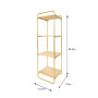 Изображение Полка настенная с 4 полками 485*135*120мм (D) SW-00001639 ИМ Light-Deco 1 