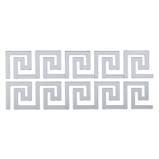 Зеркальный декор акриловый самоклеющийся серебро,10шт(D) SW-00002506