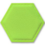 Зображення Декоративный самоклеящийся шестиугольник под кожу зеленый 200x230мм (1102) SW-00000742 ИМ Light-Deco 