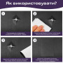 Зображення Самоклеющая экокожа в рулоне 1.37*1m*0.5mm BLACK (D) SW-00001358 ИМ Light-Deco 4 