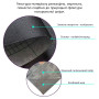 Зображення Самоклеющая экокожа в рулоне 1.37*1m*0.5mm BLACK (D) SW-00001358 ИМ Light-Deco 2 