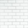 Изображение Панель стеновая 70*70cm*5mm белый кирпич с серебром (D) SW-00001502 ИМ Light-Deco 