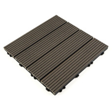 Композитная плитка WPC уголь 30*30CM*2СM (D) SW-00001713 Композитная плитка WPC уголь 30*30CM*2СM (D) SW-00001713