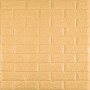 Зображення 3D панель самоклеюча цегла Жовто-пісочна цегла 700x770x5мм (009-5) SW-00000028 ИМ Light-Deco 