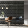 Зображення Панель стеновая 70*70cm*5mm чёрный кирпич с белым (D) SW-00001503 ИМ Light-Deco 5 