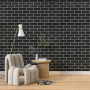Зображення Панель стеновая 70*70cm*5mm чёрный кирпич с белым (D) SW-00001503 ИМ Light-Deco 4 
