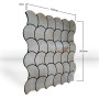 Изображение Самоклеящаяся PET мозаика 30*30CM*4MM (D) SW-00001667 ИМ Light-Deco 3 