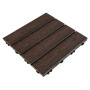 Изображение Композитная плитка WPC орех 30*30CM*2СM (D) SW-00001714 ИМ Light-Deco 