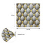 Изображение Панель стеновая 3D 700х700х4мм Ромбы серые SW-00001986 ИМ Light-Deco 2 