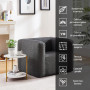 Зображення Надувное кресло серое SW-00002292 ИМ Light-Deco 6 