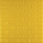 Зображення 3D панель самоклеюча цегла Жовта 700x770x5мм (010-5) SW-00000146 ИМ Light-Deco 