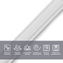 Зображення Молдинг 20х3000х8мм Белый SW-00002673 ИМ Light-Deco 3 