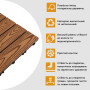 Изображение Композитная плитка WPC золотой дуб 30*30CM*2СM (D) SW-00001706 ИМ Light-Deco 3 