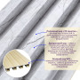 Изображение Декоративная стеновая рейка 3000*160*23мм (D) SW-00001862 ИМ Light-Deco 1 