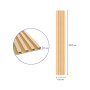 Зображення Декоративная стеновая рейка 3000*160*23мм (D) SW-00002572 ИМ Light-Deco 2 