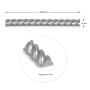 Зображення Молдинг 5000х10х7мм Серебряный SW-00002681 ИМ Light-Deco 1 