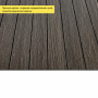 Зображення УЦЕНКА. Покрытие виниловое самоклеющееся 3D рейки 600х600х2,8мм Дымчатый каштан SW-00002962 ИМ Light-Deco 1 