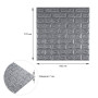 Изображение 3D панель самоклеющаяся кирпич Серебро 700x770x7мм (017-7) SW-00000059 ИМ Light-Deco 2 